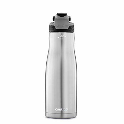 Picture of Contigo AUTOSEAL Chill Water Bottle, 32 Ounce, SS Licorice