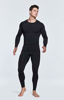 Picture of TSLA Men's Thermal Long Sleeve Compression Shirts, Athletic Base Layer Top, Winter Gear Running T-Shirt, Heatlock Round Neck(yud54) - Black, X-Large