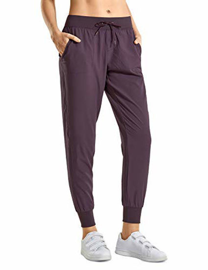 GetUSCart- CRZ YOGA Women's Lightweight Joggers Pants with Pockets