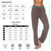 Picture of DIBAOLONG Womens Yoga Pants Wide Leg Comfy Drawstring Loose Straight Lounge Running Workout Legging Colour 02 L