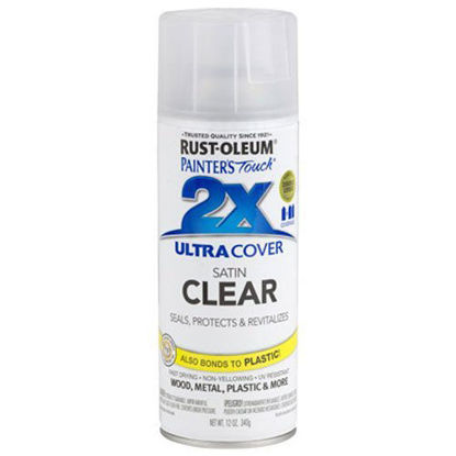 Picture of Rust-Oleum 249845 Painter's Touch 2X Ultra Cover, 12 Oz, Satin Clear