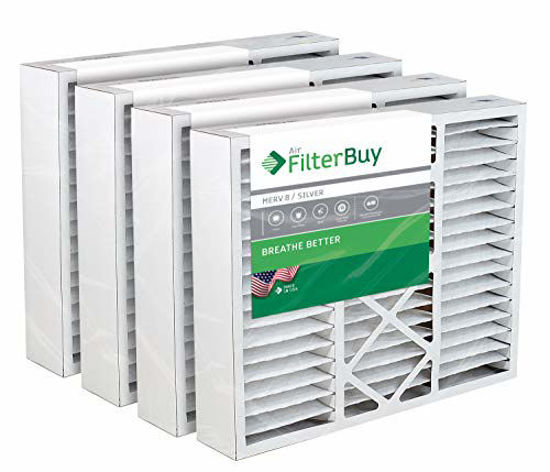FilterBuy 16x26x5 Electro-Air Replacement AC Furnace Air Filters Designed to replace F825-0548. AFB Silver MERV 8 Pack of 4 Filters