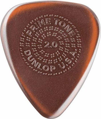 Picture of Jim Dunlop Dunlop Primetone Standard 2.0mm Sculpted Plectra with Grip - 3 Pack (510P2.0)
