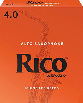 Picture of Rico by D'Addario Alto Sax Reeds, Strength 4, 10-pack