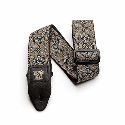 Picture of Ernie Ball Imperial Paisley Gold Jacquard Guitar Strap (P04163)