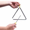 Picture of 6 Inch Musical Steel Triangle Percussion Instrument With Striker