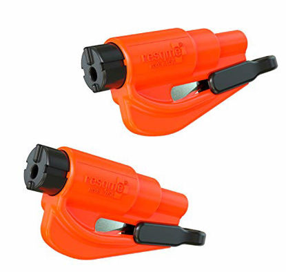 Picture of resqme The Original Keychain Car Escape Tool, Made in USA (Orange) - Pack of 2