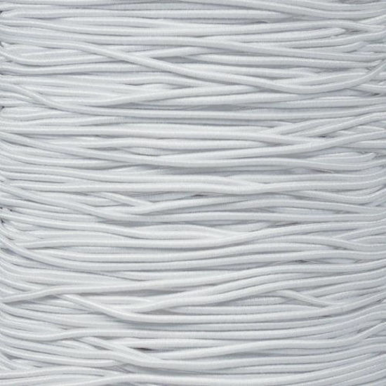 Picture of PARACORD PLANET Elastic Bungee Nylon Shock Cord 2.5mm 1/32", 1/16", 3/16", 5/16", 1/8, 3/8", 5/8", 1/4", 1/2 inch Crafting Stretch String 10 25 50 & 100 Foot Lengths Made in USA