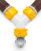 Picture of Camco 39667 Revolution 20' Sewer Hose Kit with Swivel Fittings and Wye Connector - Ready To Use Kit with Fittings, Hoses, and Storage Caps, Great For RVs with Separate Tank Valves