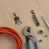 Picture of Nite Ize S-Biner MicroLock, Locking Key Holder, 2-Pack, Aluminum, Orange