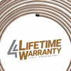 Picture of 4LIFETIMELINES Copper-Nickel Brake Line Tubing Coils and Fittings, 2 Kits, 3/16 x 25