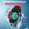 Picture of Dodosky Boy Toys Age 5-12, LED 50M Waterproof Digital Sport Watches for Kids Birthday Presents Gifts for 5-12 Year Old Boys - Red