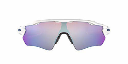 Picture of Oakley Men's OO9208 Radar EV Path Sunglasses, Polished White/Prizm Sapphire Snow, 38 mm