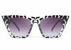 Picture of FEISEDY Vintage Square Cat Eye Sunglasses Women Fashion Small Cateye Sunglasses B2473 (White leopard, 52)