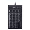 Picture of ELSRA USB Wired Programming Numeric Keypad ControlPad Black PK-2068(23 Key, 2-Level programmable, 2 USB Hub) for Windows
