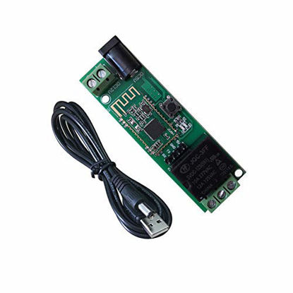 Picture of DSD TECH 12V Bluetooth Relay Module for Remote Control Switch Compatible with iPhone and Android 4.3