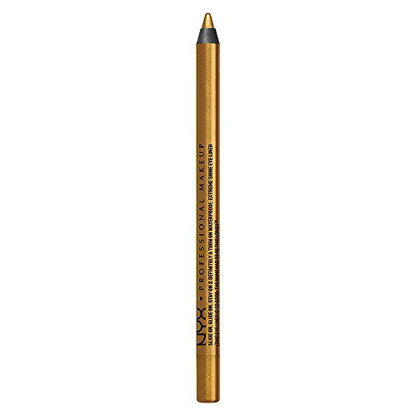 Picture of NYX PROFESSIONAL MAKEUP Slide On Pencil, Waterproof Eyeliner Pencil, Glitzy Gold