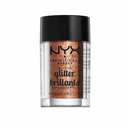 Picture of NYX PROFESSIONAL MAKEUP Face & Body Glitter, Copper