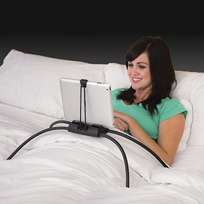 Picture of Tablift Tablet Stand for The Bed, Sofa, or Any Uneven Surface - Universal for All Tablets (Black)