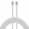 Picture of Power Gear Telephone Line Cord, 7 Feet, Phone Cord, Modular Jack Ends, Works for Phone, Modem or Fax Machine, for Use in Home or Office, White, 76581