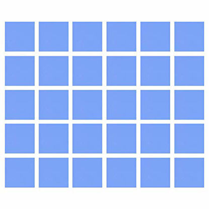 Picture of SIXQJZML 30Pcs 20x20x1mm Soft Silicone Thermal Conductive Pads Heatsink IC Chipset Northbridge for CPU GPU Heatsink