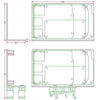Picture of DIN Rail Mount Bracket for Raspberry Pi 1A+ 1B+ 2B 3B 3B+ 4B Zero, UNO Mega-2560 BeagleBone Black