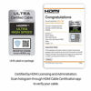 Picture of Zeskit Maya 8K 48Gbps Certified Ultra High Speed HDMI Cable 4K120 8K60 144Hz eARC HDR HDCP 2.2 2.3 Compatible with Roku Sony LG Samsung TCL Xbox Series X RTX 3080 3090 PS4 PS5 (10ft, Braided Jacket)