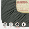 Picture of NTBAY Microfiber California King Fitted Sheet, Wrinkle, Fade, Stain Resistant Deep Pocket Bed Sheet, Dark Grey