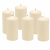 Picture of Stonebriar SB-SP-3548A Tall 3 x 6 Inch Unscented Ivory Pillar Candle Set, Set of 6, 3x6