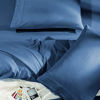 Picture of SONORO KATE Bed Sheet Set Super Soft Microfiber 1800 Thread Count Luxury Egyptian Sheets Fit 18 - 24 Inch Deep Pocket Mattress Wrinkle and Hypoallergenic-6 Piece (Navy Blue, Full)