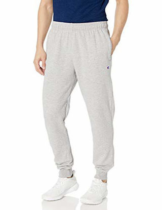 Picture of Champion Men's Powerblend Retro Fleece Jogger Pant, Oxford Gray, Small