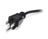 Picture of StarTech.com 20 ft Standard Computer Power Cord (NEMA 5-15 to IEC 60320 C13) - 18 AWG Replacement AC Power Cable for PC or Monitor - 125V @ 10A (PXT10120)