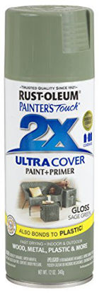 Picture of Rust-Oleum 249094 Painter's Touch 2X Ultra Cover, 12 Oz, Gloss Sage Green