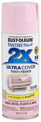 Picture of Rust-Oleum 249119-6 PK Painter's Touch 2X Ultra Cover, 6 Pack, Gloss Candy Pink