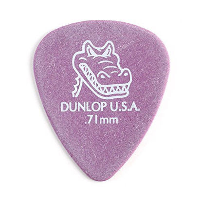 Picture of Dunlop 417R.71 Gator Grip, Purple, .71mm, 72/Bag