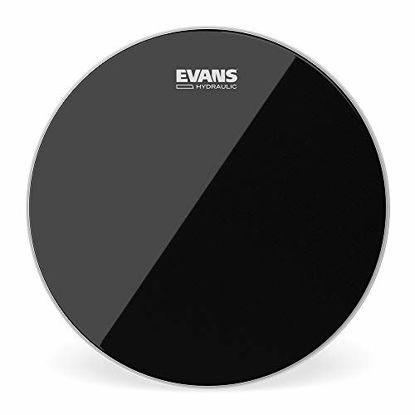 Picture of Evans Black Hydraulic Drum Head - 10 Inch