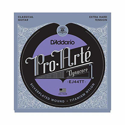 Picture of D'Addario EJ44TT ProArte Dynacore Classical Guitar Strings, Titanium Trebles, Extra-Hard Tension