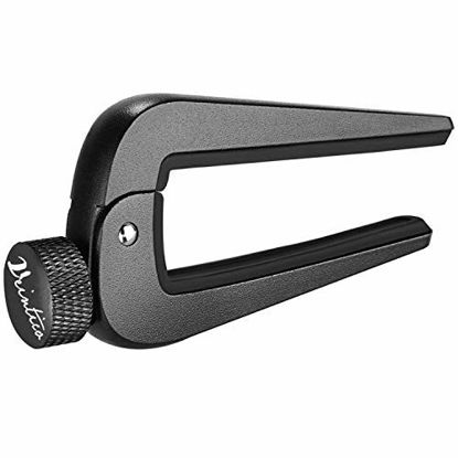 Picture of WINGO Wide Guitar Capo Fit for 6 and 12 String Acoustic Classical Electric Guitar,Bass,Mandolin,Banjos,Ukulele All Types String Instrument, Black