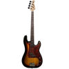 Picture of Sawtooth EP Series Electric Bass Guitar with Gig Bag & Accessories, Vintage Burst w/Tortoise Pickguard