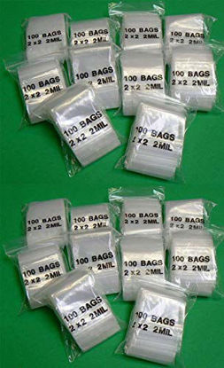 Picture of iMBAPrice 2000 - (2'' x 2'') Clear Reclosable Zipper Bags, Total 2000 Bags