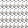 Picture of DIYMAG 60 Pack 22Lbs Magnetic Hooks for Cruise, Grill, Towel, Indoor Hanging, Home, Kitchen, Workplace, Office and Garage, Silver, 16mm (DIY-NE16-60P)
