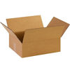 Picture of Partners Brand P14114 Flat Corrugated Boxes, 14"L x 11"W x 4 1/2"H, Kraft (Pack of 25)