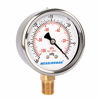 Picture of MEASUREMAN 2-1/2" dial, 1/4"NPT Lower, Glycerin Filled, Stainless Steel case, Brass Inside, 30inHg/-100kpa-0