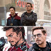 Picture of Tony Stark Sunglasses Vintage Square Metal Frame Eyeglasses for Men Women - Iron Man and Spider-Man Sun Glasses (Tony Stark Same Color)