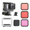 Picture of SOONSUN 45m Underwater Waterproof Dive Housing Case with 3-Pack Dive Filters for GoPro Hero 5 6 7 Black Hero (2018) - Include Backdoor, Quick Release Buckle, Thumb Screw, Tripod Adapter, Lens Cap