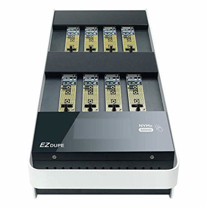 Picture of EZ DUPE SOHO Touch NVMe M.2 PCIe Duplicator - 1 to 7 NVMe M.2 PCIe SSD Duplicator Copier Eraser