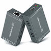 Picture of HDMI Extender,164 Ft Full HD Uncompressed Transmit,Up to 1080P@60Hz Over Single Ethernet Cat5e/Cat6/Cat7,3D & EDID & POC Supported,(Transmitter and Receiver)