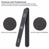 Picture of MAKARTT Nail Files 120 240 Grit for Poly Nail Extension Gel Acrylic Nails Files Double Sided Black Washable 10 Nail File Set Manicure Tools F-01