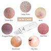 Picture of Skin Scrubber Face Skin Spatula Blackhead Remover Pore Cleaner Face Beauty Lifting Tool Comedones Extractor with 4 Modes, Facial Scrubber Spatula for Deep Cleansing With Two Silicone Case
