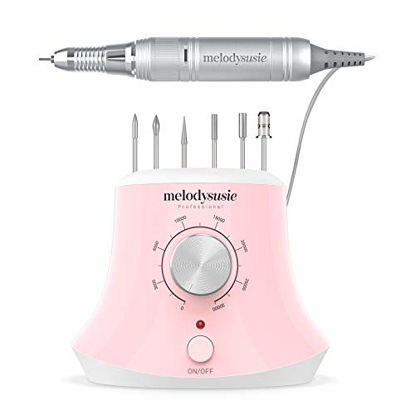 Picture of MelodySusie 30000 rpm Professional Nail Drill-Scarlet, High Speed, Low Heat, Low Noise, Low Vibration, Portable Electric Efile Drill for Shaping, Buffing, Removing Acrylic Nails, Gel Nails